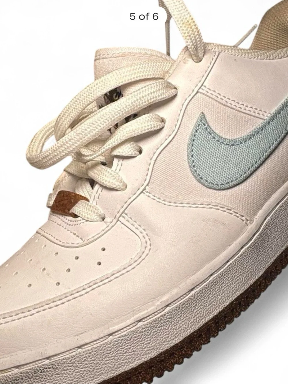 Y2K Nike Air Force 1 with Custom Colorway - Size 6.5Y